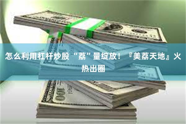 怎么利用杠杆炒股 “荔”量绽放！『美荔天地』火热出圈