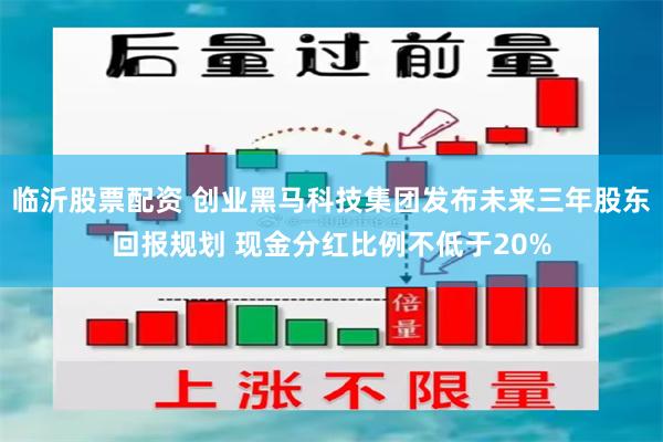 临沂股票配资 创业黑马科技集团发布未来三年股东回报规划 现金分红比例不低于20%