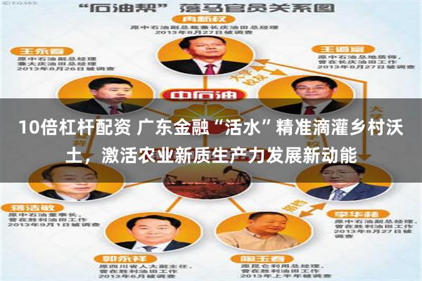 10倍杠杆配资 广东金融“活水”精准滴灌乡村沃土，激活农业新质生产力发展新动能