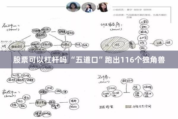 股票可以杠杆吗 “五道口”跑出116个独角兽
