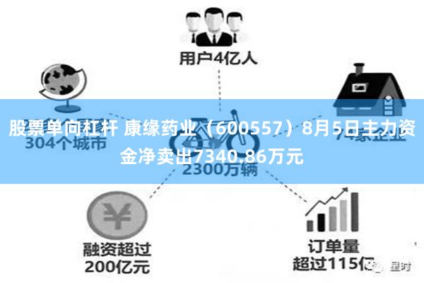 股票单向杠杆 康缘药业（600557）8月5日主力资金净卖出7340.86万元