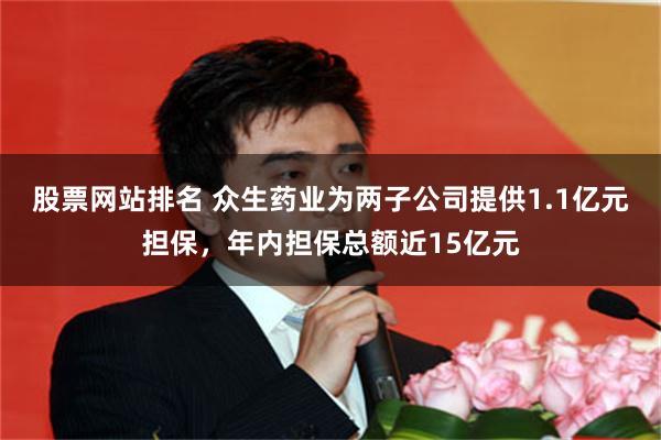 股票网站排名 众生药业为两子公司提供1.1亿元担保，年内担保总额近15亿元