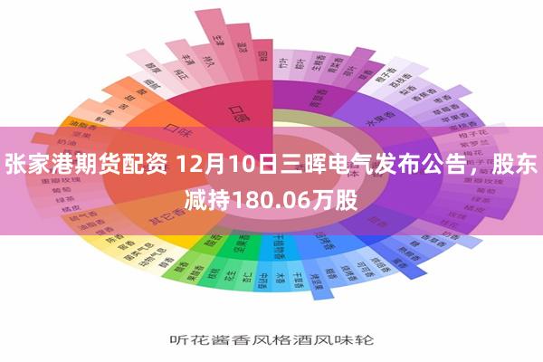 张家港期货配资 12月10日三晖电气发布公告，股东减持180.06万股