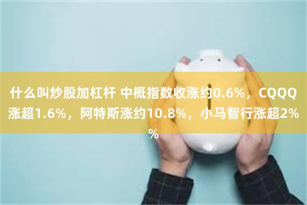 什么叫炒股加杠杆 中概指数收涨约0.6%，CQQQ涨超1.6%，阿特斯涨约10.8%，小马智行涨超2%